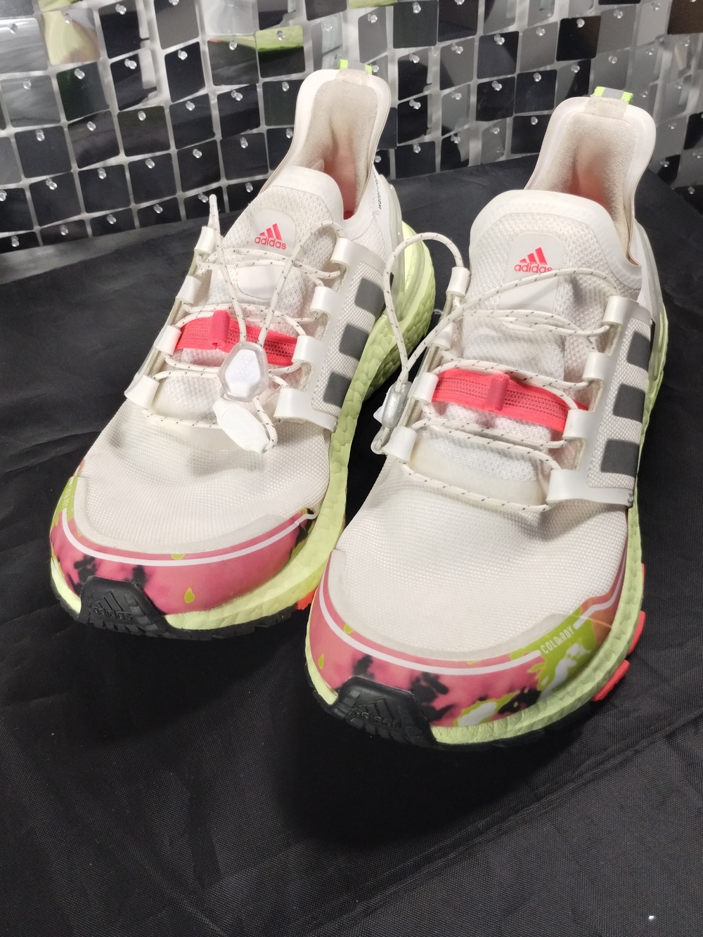 adidas Women’s White Pink Trail Running Sneakers
